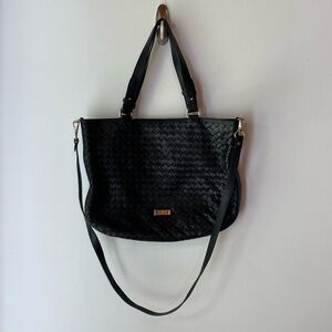 Cole Haan Leather Woven Bag